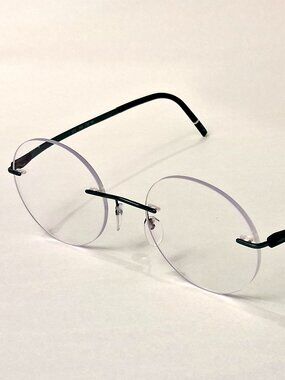 Silhouette Titan Dynamics Contour Rimless Round Titanium Eyeglasses